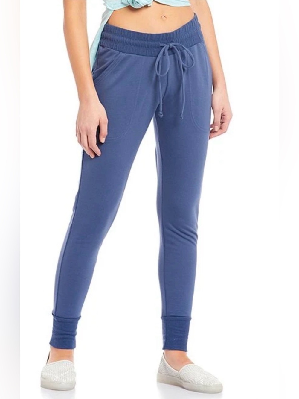 Free People MOVEMENT Sunny Skinny Sweatpants in Moonlight Opal - Medium